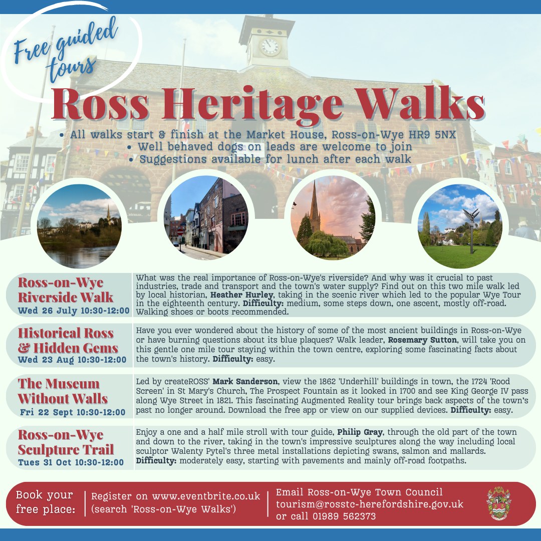 Ross Heritage walks poster